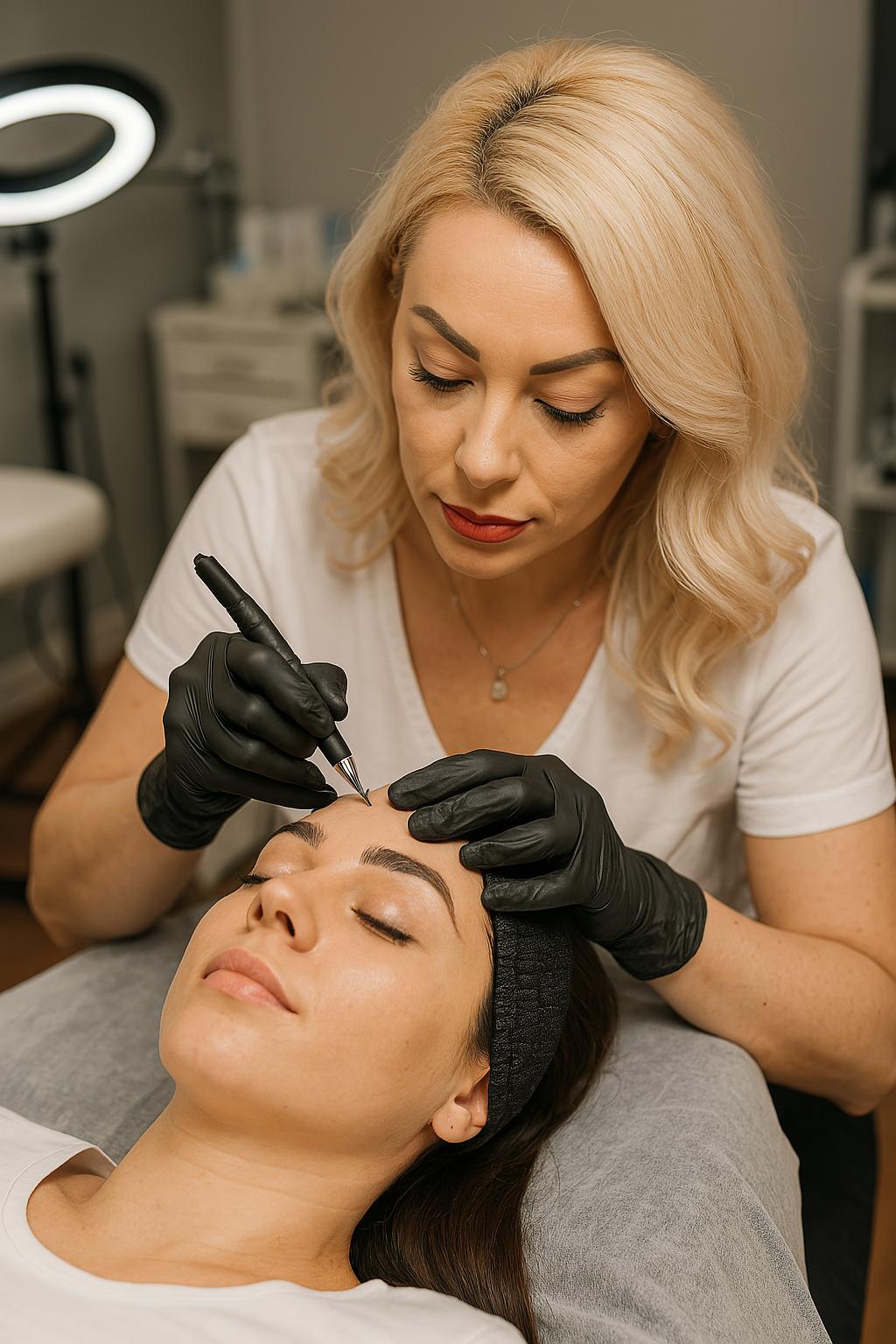Andra, specialist în microblading